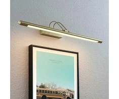 Mailine LED vaizdo šviestuvas su jungikliu, žalvaris
