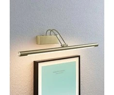 Mailine LED vaizdo šviestuvas su jungikliu, žalvaris