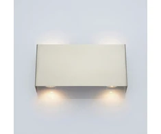 Manon LED sieninis šviestuvas, satininis nikelis, 22 cm
