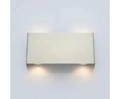 Manon LED sieninis šviestuvas, satininis nikelis, 22 cm