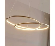 Mirasu LED pakabinamas šviestuvas, spiralės formos, nikelis
