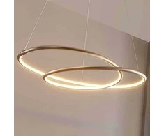 Mirasu LED pakabinamas šviestuvas, spiralės formos, nikelis