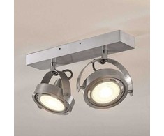 Munin LED prožektorius, reguliuojamas, aliuminis, 2 lempų