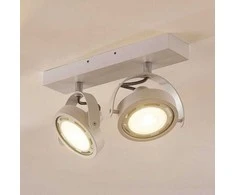 Munin LED prožektorius, reguliuojamas, baltas, 2 lempų