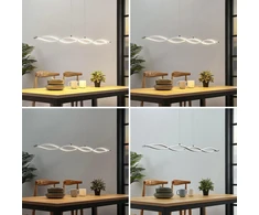 Roan LED linijinis pakabinamas šviestuvas, banguotas