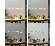 Roan LED linijinis pakabinamas šviestuvas, banguotas