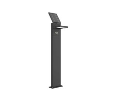 Saulės LED kelio šviestuvas Silvan su jutikliu, 100 cm
