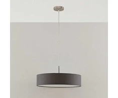 Sebatin pakabinamas šviestuvas su E27 LED, 50 cm, pilkas