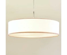 Sebatin pakabinamas šviestuvas su E27 LED, 50 cm, baltas