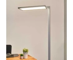 Sidabrinės spalvos biuro LED toršeras Dorean