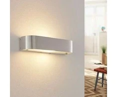 Sieninis šviestuvas Nika su E14 LED, aliuminis