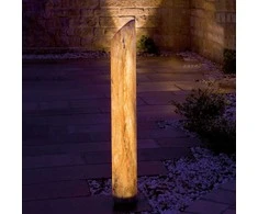 Šviečianti LED kolonėlė Sahara su smiltainiu, 41 cm
