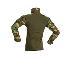 Invadergear Invader Gear Combat Shirt Woodland Taktiniai marškiniai