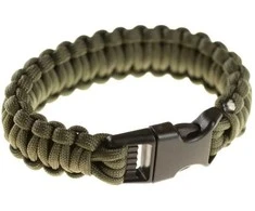 Invadergear Invader Gear Paracord Bracelet Apyrankė iš virvutės, Olive spalvos