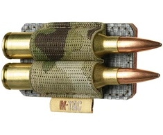 M-Tac Bandolier with Velcro for 2 cartridges cal. 338 Klijuojamas šovinių laikiklis