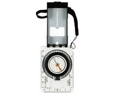 M-Tac Cartographic Compass Witch Mirror Large Kartografinis kompasas su veidrodėliu