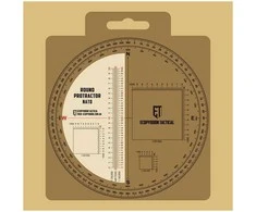 M-Tac Ecopybook Tactical Ruler Protractor round (130mm) NATO Liniuotė/matlankis
