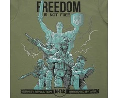 M-TAC Freedom Is Not Free Marškinėliai su Ukrainos motyvais