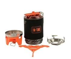 M-Tac Gas Burner With Boiler Turistinė viryklė su puodu