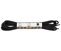 M-tac Laces with Impregnation Juodas Impregnuoti batų raišteliai, juodi