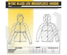M-Tac Lite Microfleece Hoodie Flisinis džemperis su gobtuvu