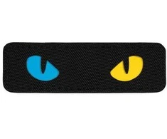 M-Tac Patch Cat Eyes lazerinis Cut Juodas/Geltona/Mėlyna Antsiuvas su ukrainietiškais motyvais