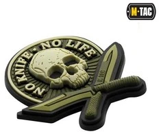 M-Tac Patch No Knife - No Life 3D PVC Antsiuvas