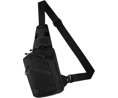 M-tac Sling Pistol Bag Elite Hex - daugiafunkcinė juoda rankinė
