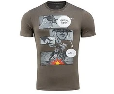 M-Tac T-Shirt Comics Drone Girl Marškinėliai su dronų motyvais