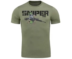 M-Tac T-Shirt Sniper Marškinėliai su snaiperių simbolika