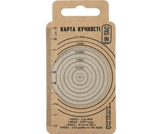 M-Tac Tactical Accuracy Shot Chart Šaudymo tikslumo liniuotė
