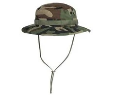 Kepurė Mil-Tec Us Woodland Gi Boonie Hat ′One Size′ Woodland marginimo skrybėlė/panama