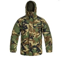 Mil-Tec Woodland Wet Weather Jacket W/Fleece Liner Gen.II Striukė drėgnam orui su išsegamu flisu
