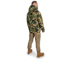 Mil-Tec Woodland Wet Weather Jacket W/Fleece Liner Gen.II Striukė drėgnam orui su išsegamu flisu