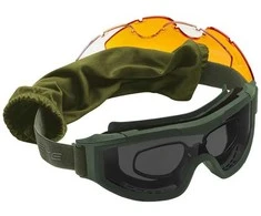 Swiss Eye F-Tac Tactical Goggles Olive Taktiniai akiniai su korekcinių akinių adapteriu
