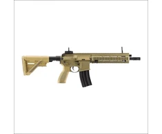 Airsoft karabinas H&amp;K Heckler&amp;Koch HK416 A5 Sportsline EyeTrace 6 mm žaliai-ruda