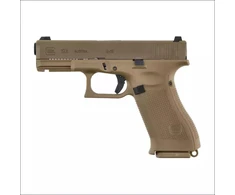 Airsoft pistoletas Glock 19X 6 mm coyote žalias gas