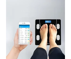 Virtuvinis kombainas Bauerkraft išmaniosios analitinės vonios svarstyklės su programėle, iki 180 kg