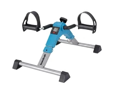 Bauerkraft Sulankstomas 2-in-1 reabilitacinis treniruoklis pedalams su LCD ekranu, mėlynas