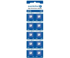 „everActive“ šarminės sagos formos baterijos LR736 / LR41 / AG3, 10 vnt.
