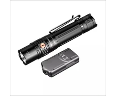 Fenix PD36R Pro ir E03R V2.0 pilko LED žibintuvėlių rinkinys