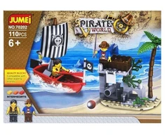 Kathay Haster Jumei PIRATAI konstruktorius, 110 detalių, 25 × 18 cm