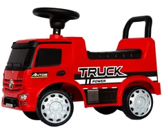 Kathay Haster Mercedes-Benz Antos TRUCK vaikiškas stumdukas-važinukas su šviesos ir garso funkcijomis, raudonas