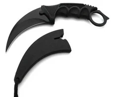 Bosch CS:GO Karambit peilis Juodas