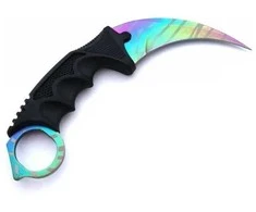 Bosch CS:GO Karambit peilis Juodas Rain