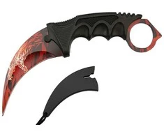 Bosch CS:GO Karambit peilis Raudona Dragon