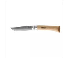 "Opinel" sulankstomas peilis 10 inox buko spalvos
