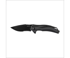 Peilis Kershaw Lateral Juodas Serrated 1645BLKST