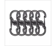 Penkių Nite Ize S-Biner MicroLock karabinų rinkinys