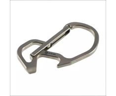 Raktų karabinas Civivi Click Gray Titanium CA-01A